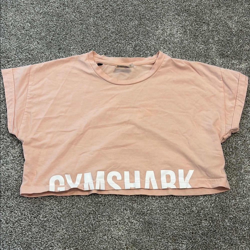 Gymshark Pink Crop T-Shirt